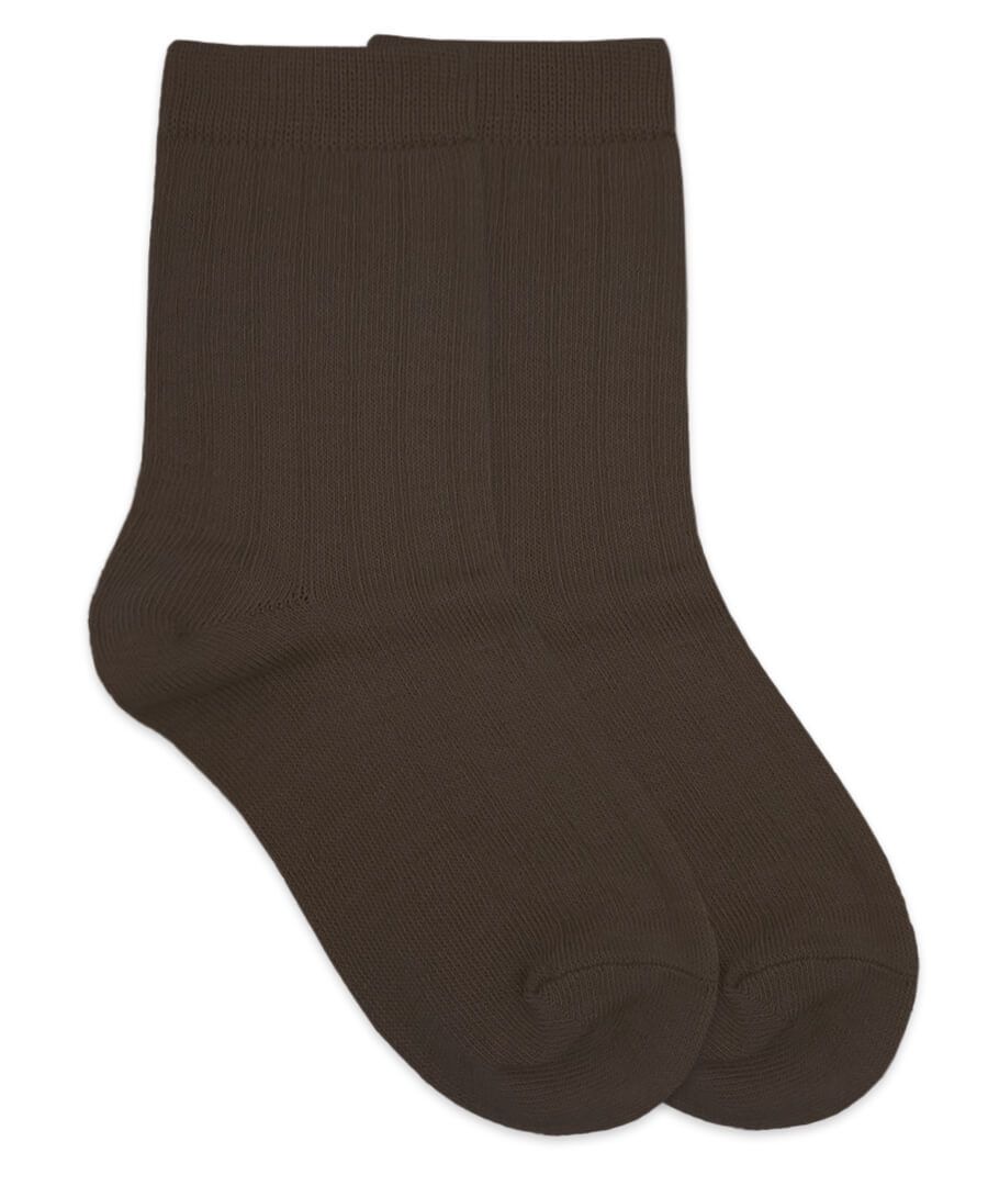 Cotton Rib Crew Socks