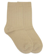 Cotton Rib Crew Socks