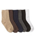 Cotton Rib Crew Socks