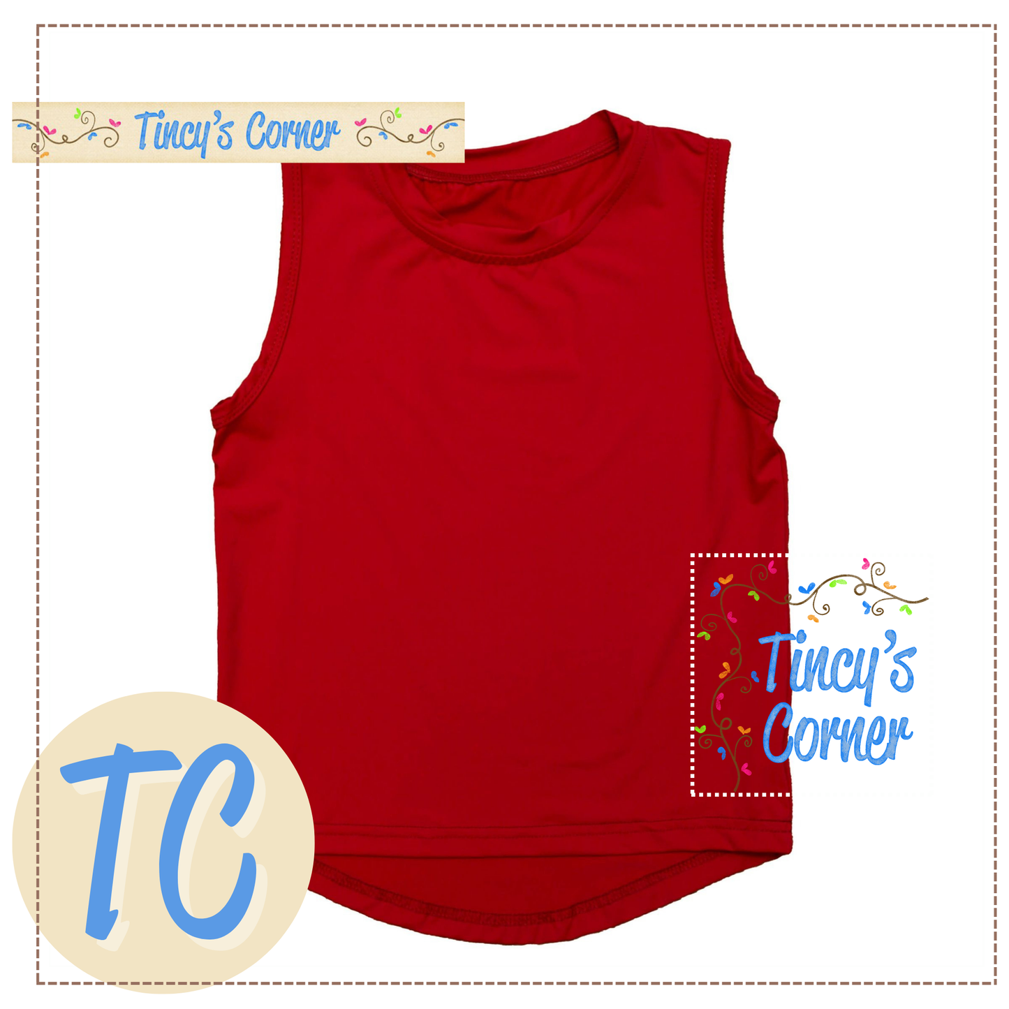 Girl's High Low Tank