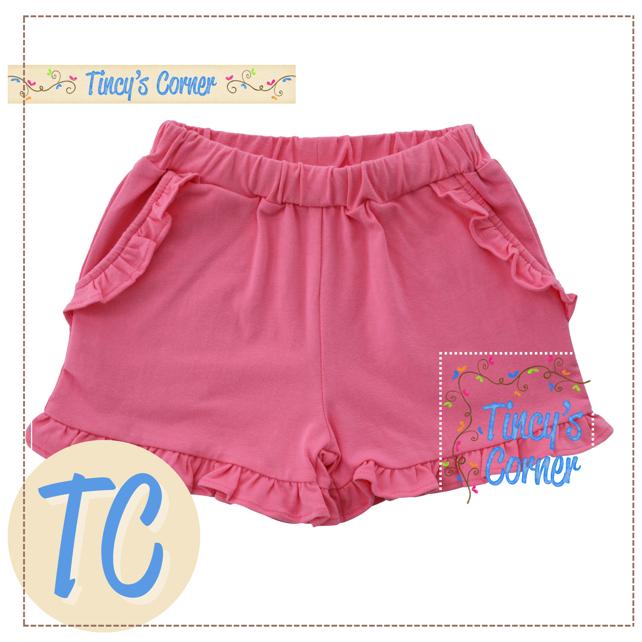 Flamingo Pocket Tee Short Set
