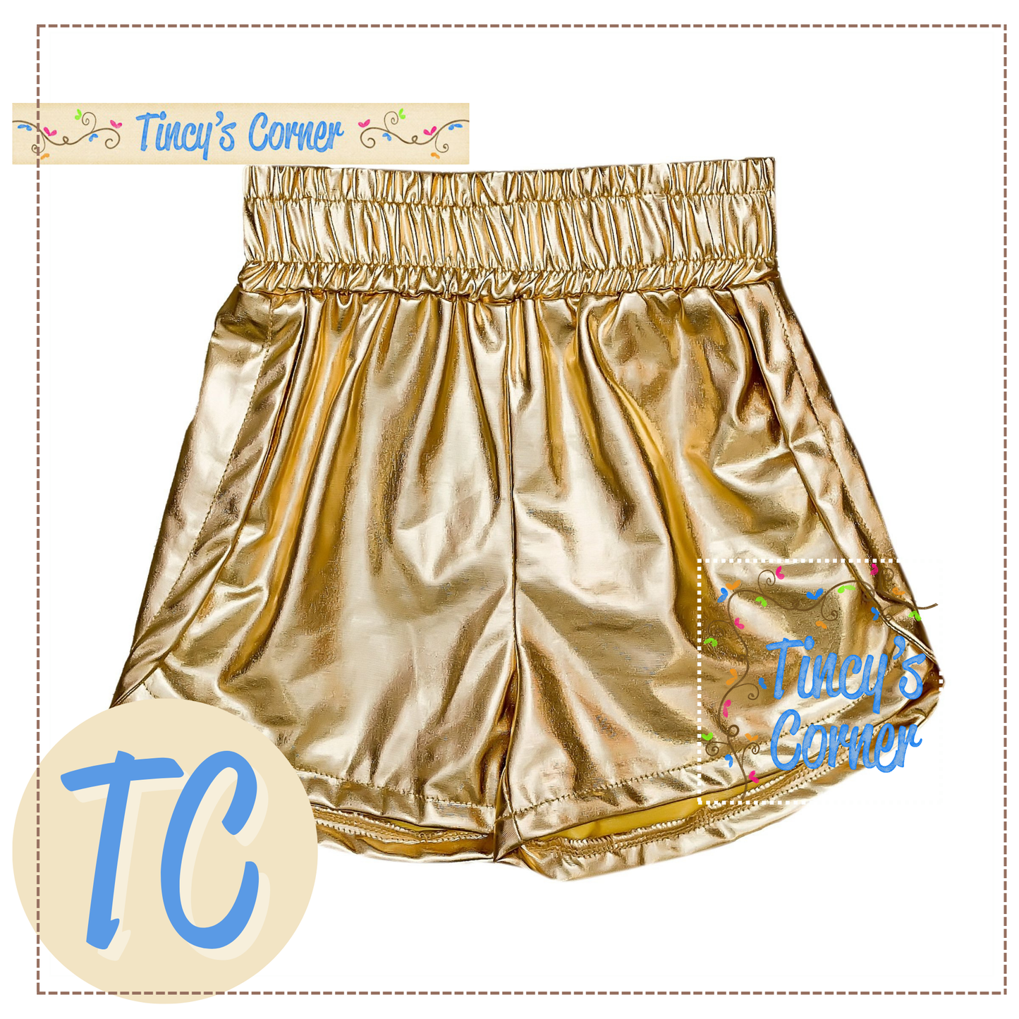 Metallic Shorts