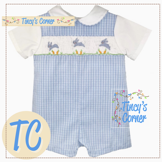 Smocked Bunnies Romper