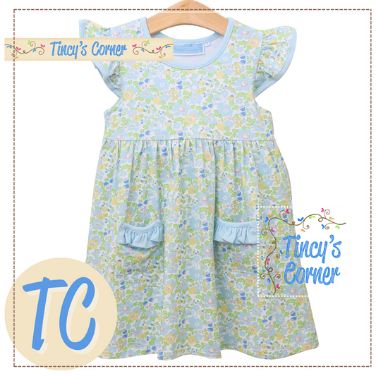 Blooming Floral Flutter Dress