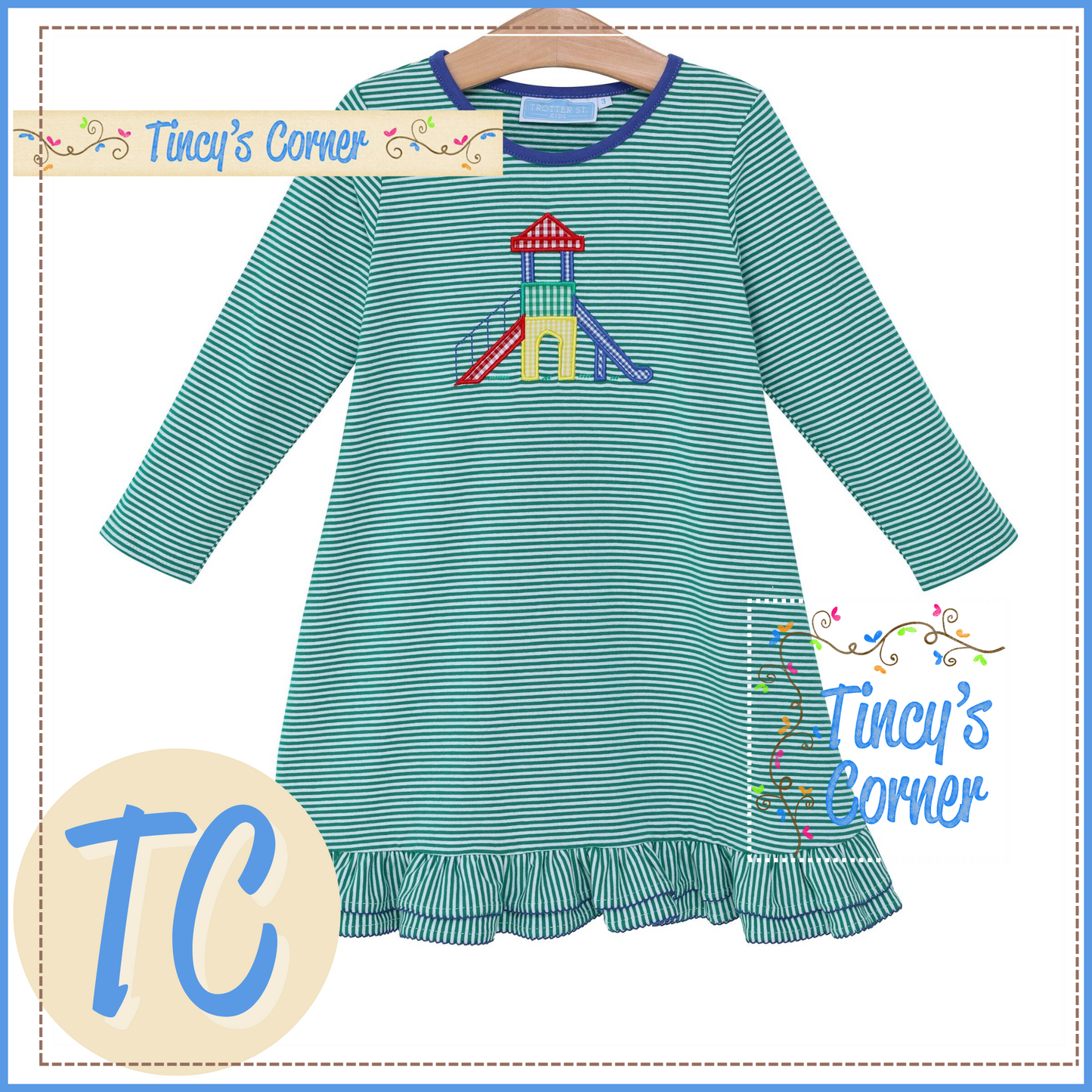 Playground Applique Dress