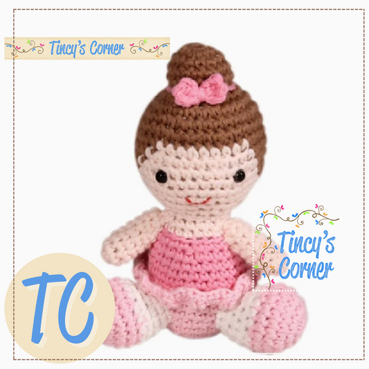 Ballerina Crochet Rattle