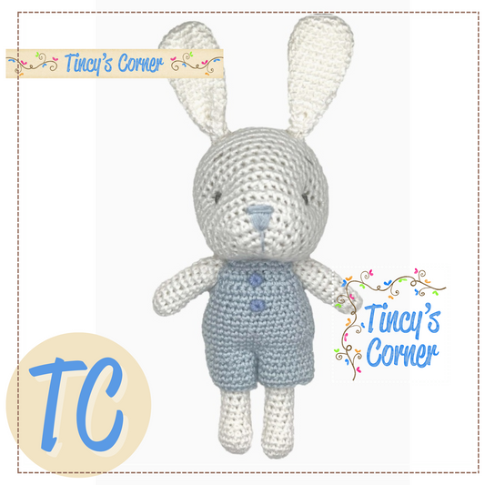 Bunny Bamboo Crochet Rattle