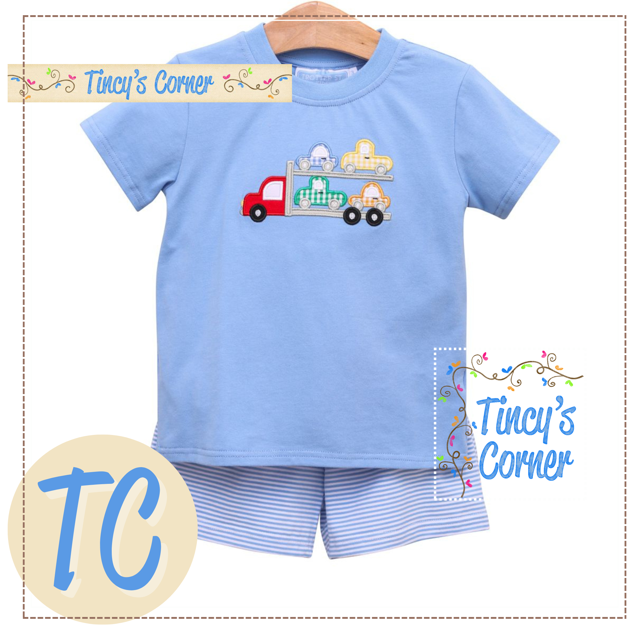 Car Hauler Short Set