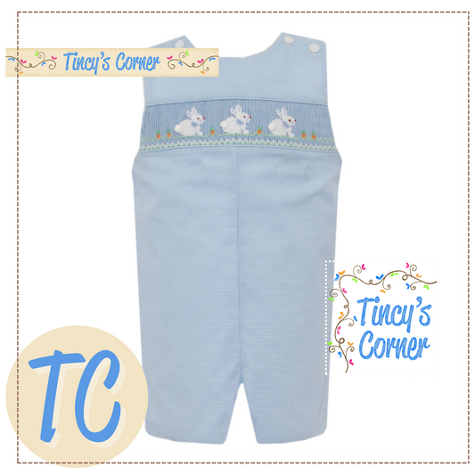 Smocked Bunnies Boy Jon Jon