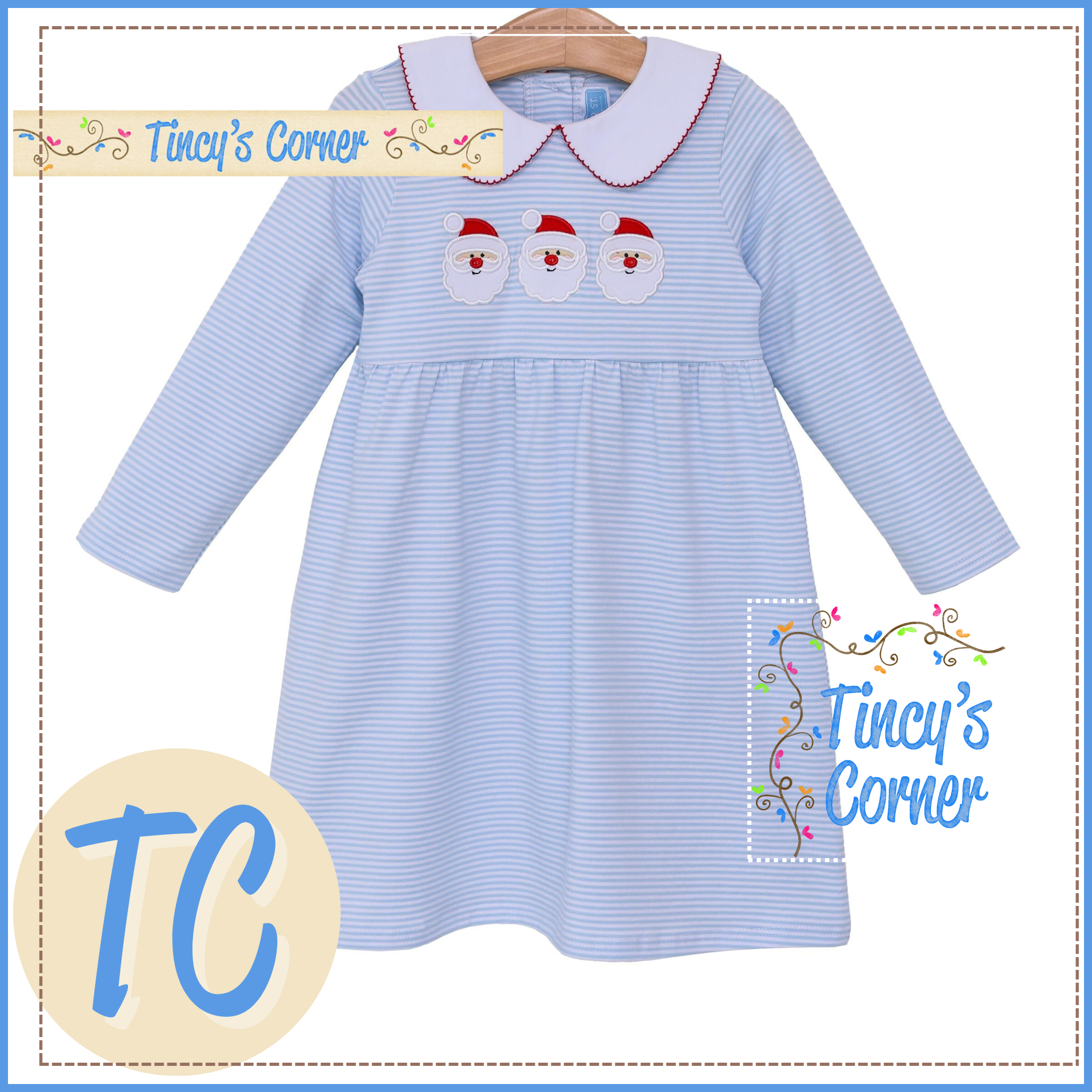 Santa Applique Dress