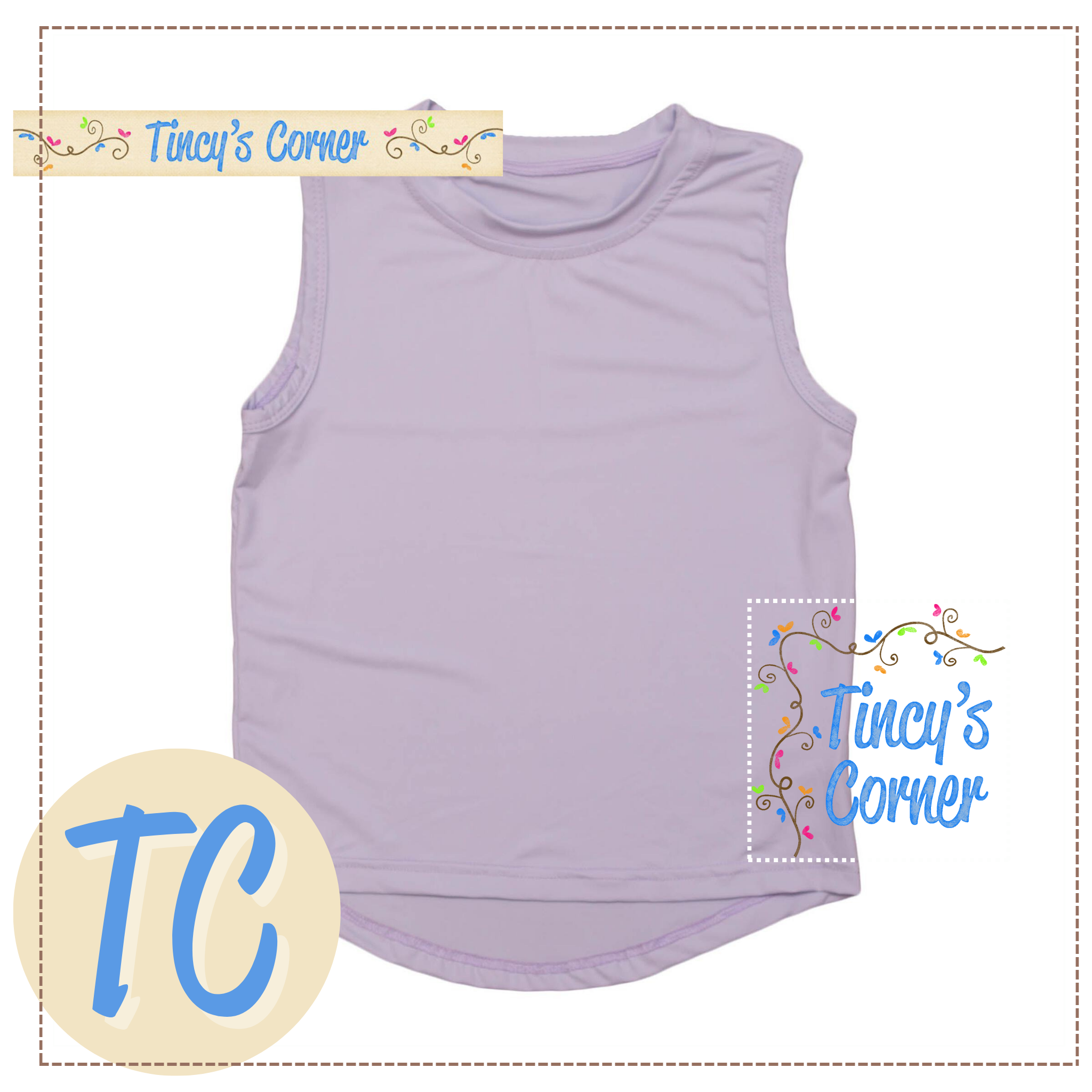 Girl's High Low Tank