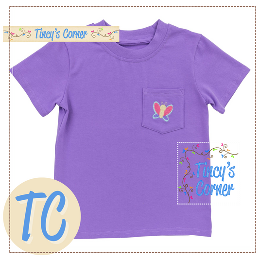 Butterfly Pocket Tee
