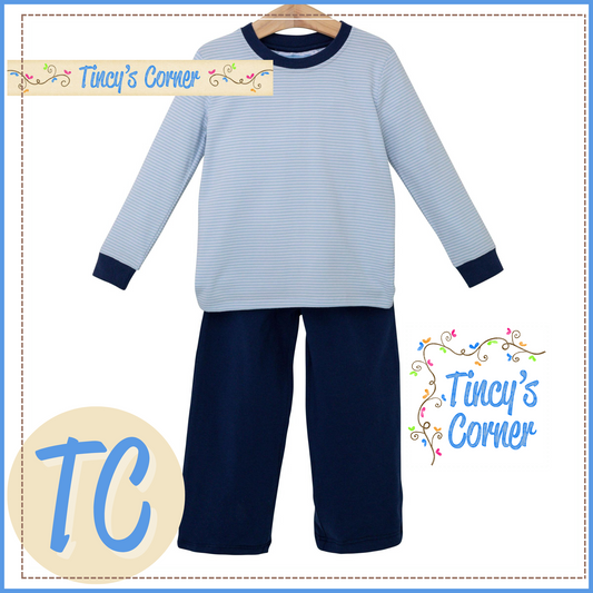 Boy's Long Sleeve Pants Set