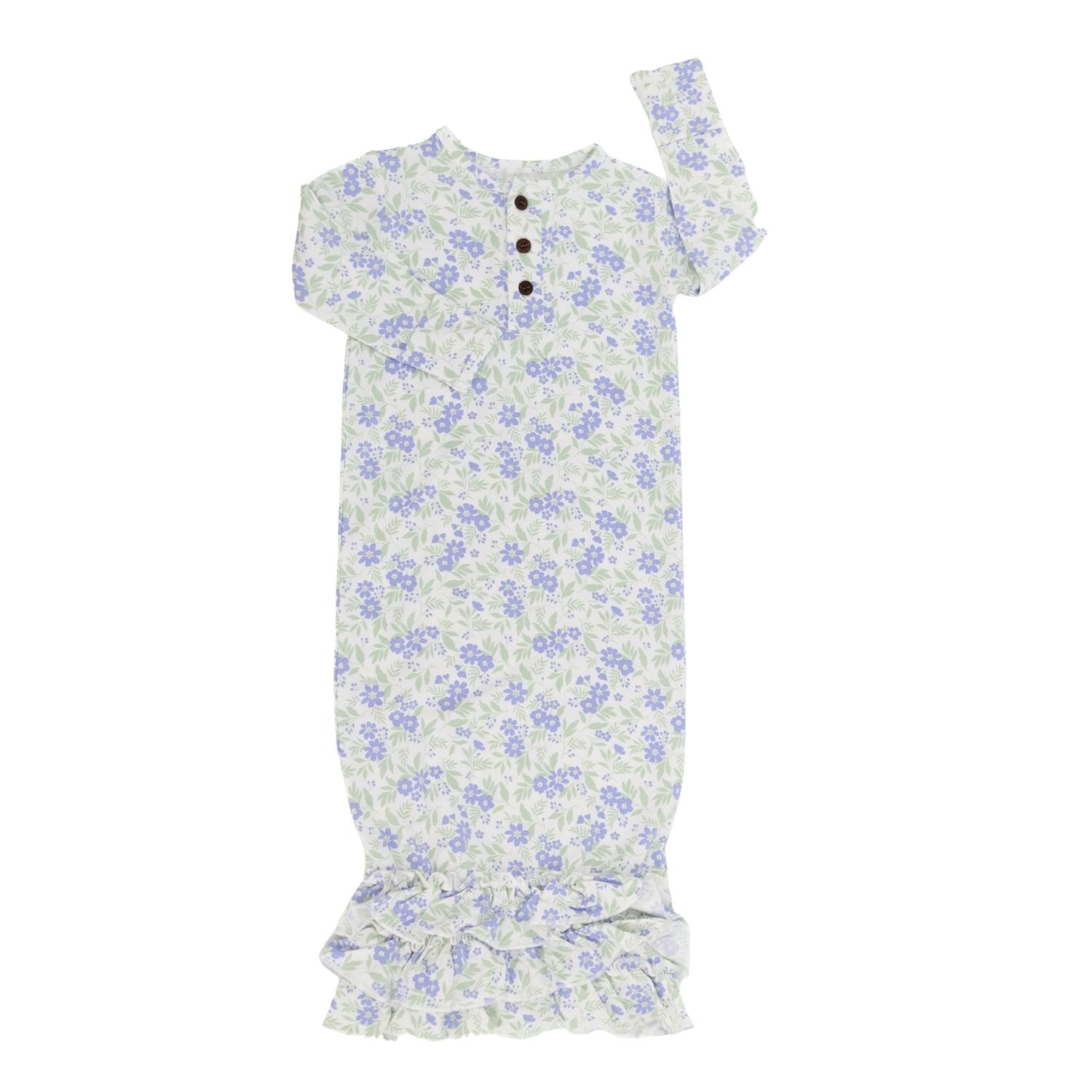 Ruffle Gown w/Baby Bow