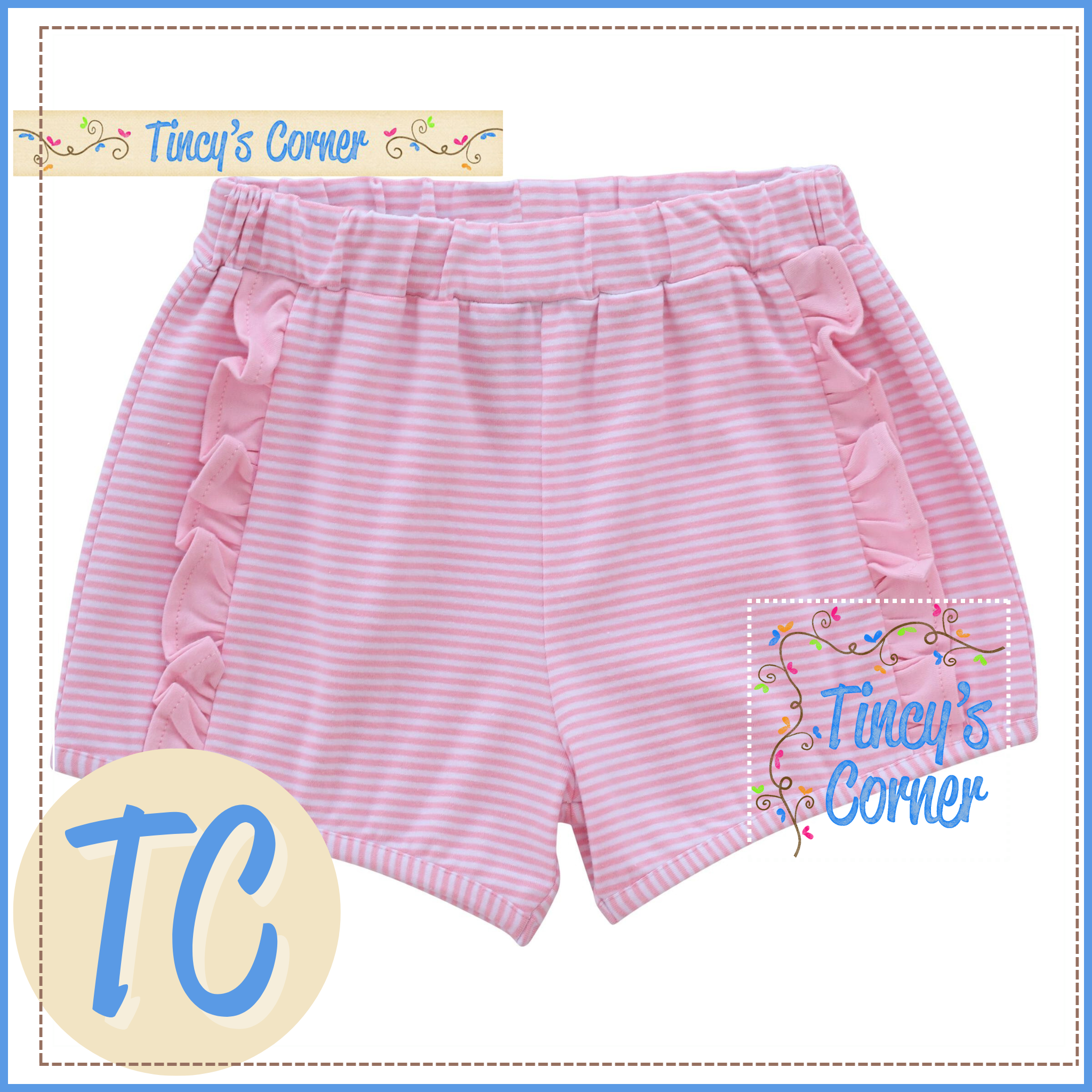 Vivian Flutter Top Short Set