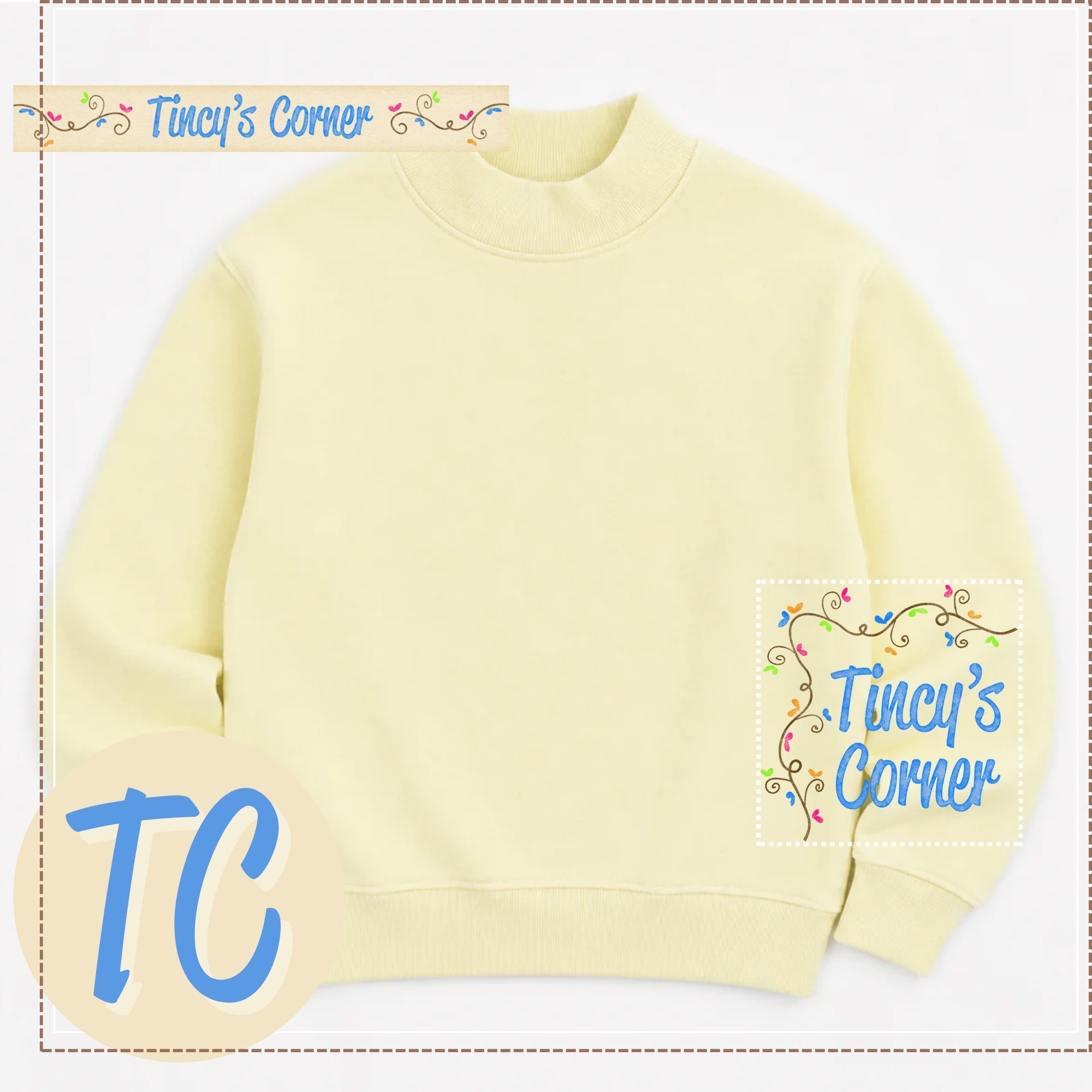 Adult Mock Neck Sweatshirt