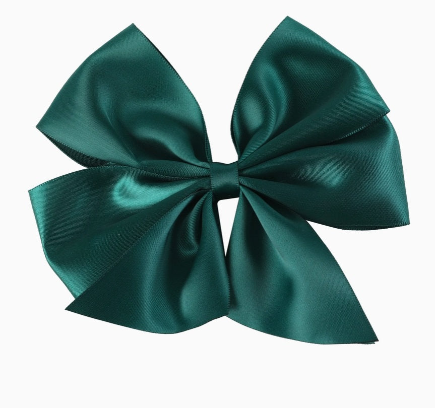 Satin Bow Hair Clip