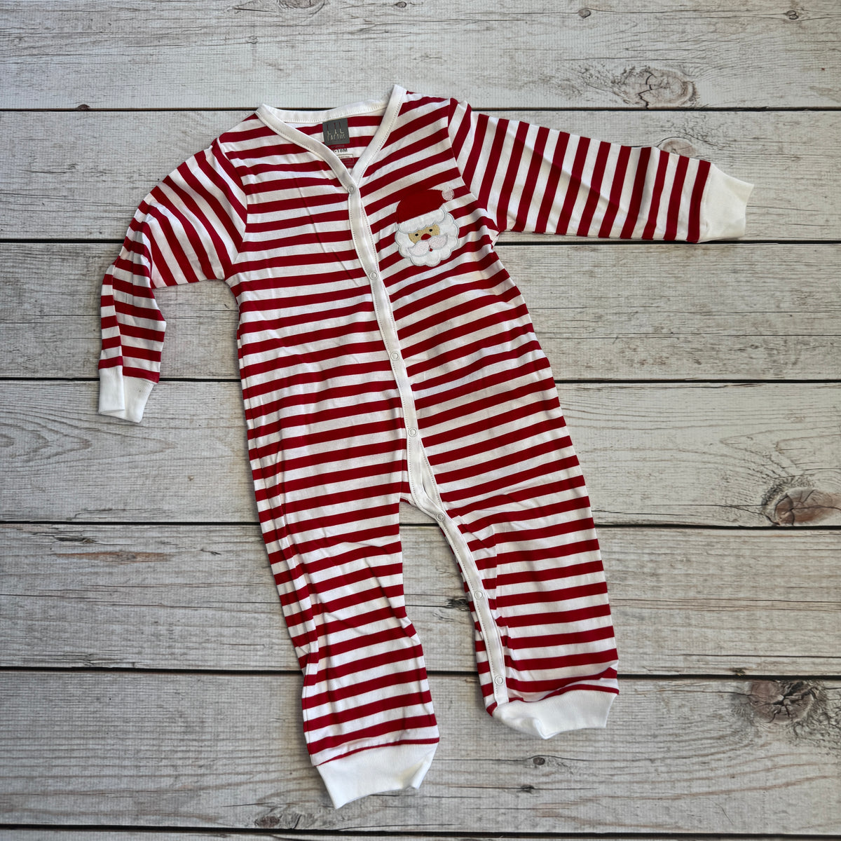 Stripe Ruffle Flap Pajamas
