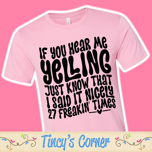 If You Hear Me Yelling SPT