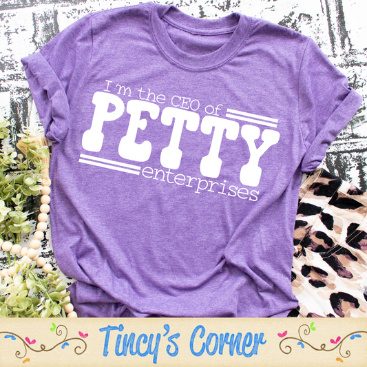 I'm the CEO of Petty SPT