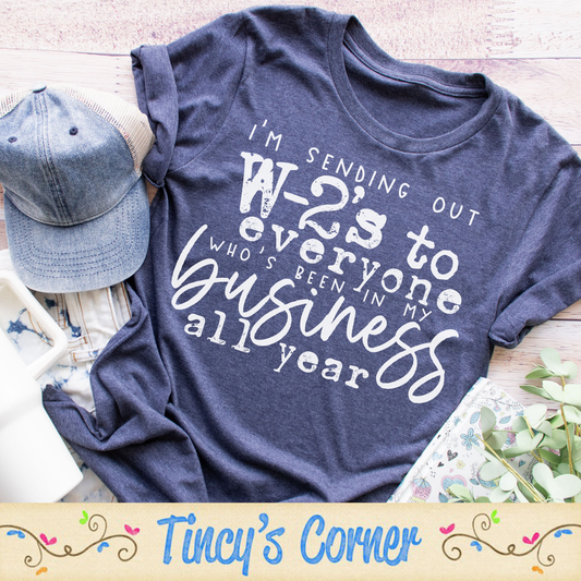 I'm Sending Out W-2s SPT