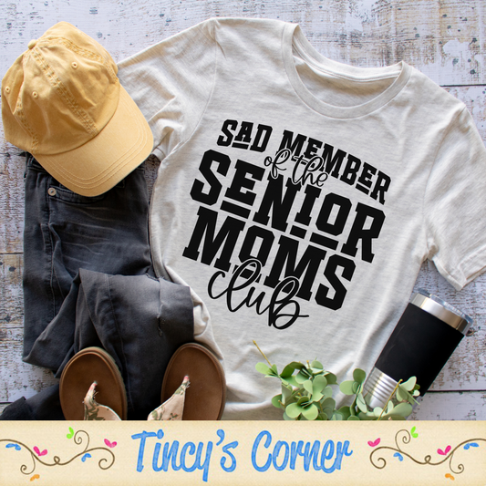 Sad Member of Senior Mom
