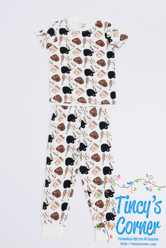Baseball Bamboo PJs