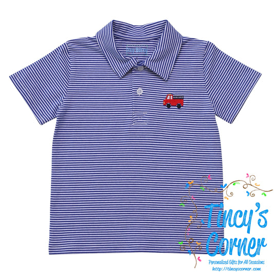 Firetruck Polo Short Set