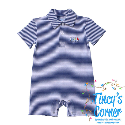 Fishing Lures Polo Romper
