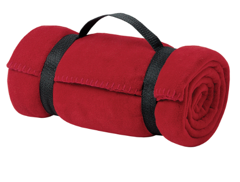 Fleece Blanket w/Strap