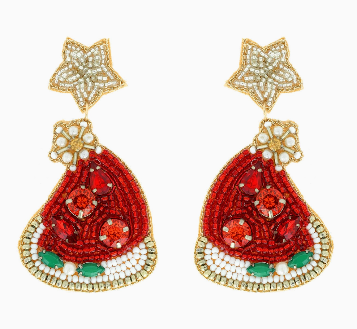 Santa Hat Earrings