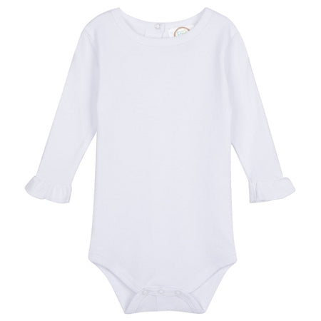 Girl's LS Ruffle Bodysuit