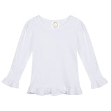 Infant LS Ruffle T-Shirt