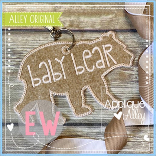 Baby Bear Bag Tag