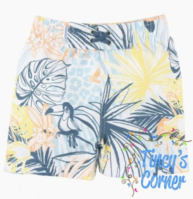 Birds of Paradise Swim Trunks