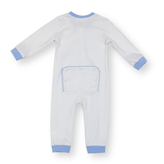 Infant Boy Drop Flap Playsuit