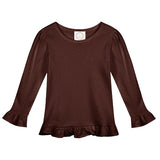 Infant LS Ruffle T-Shirt