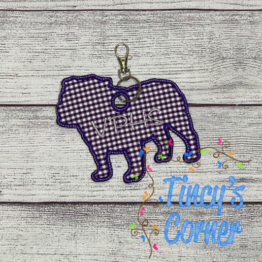 Bulldog Bag Tag