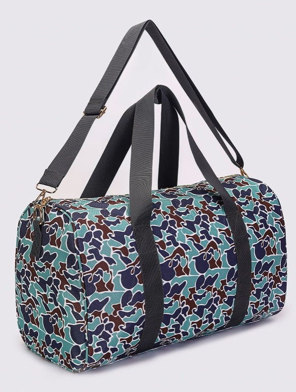 Camo Print Hunt Duffel Bag