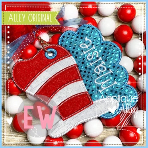 Cat Hat Bag Tag