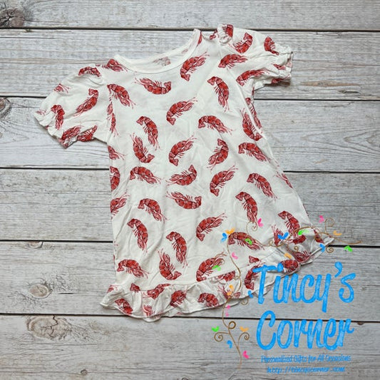 Crawfish Bamboo Play Dress/Gown