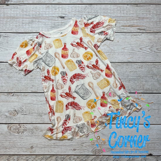 Crawfish Boil Bamboo Play Dress/Gown