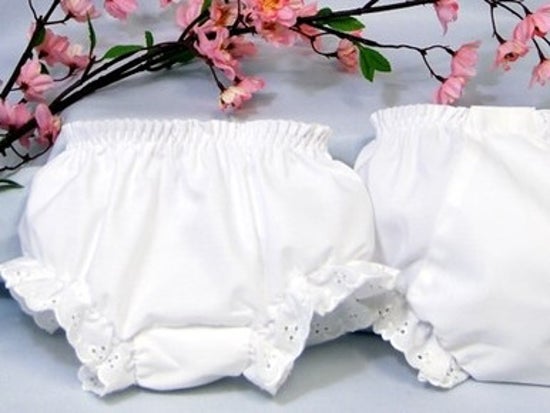 Baby Bloomers White Eyelet