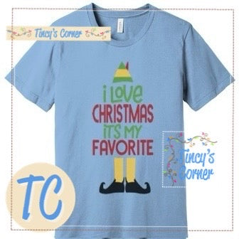 I Love Christmas T-Shirt