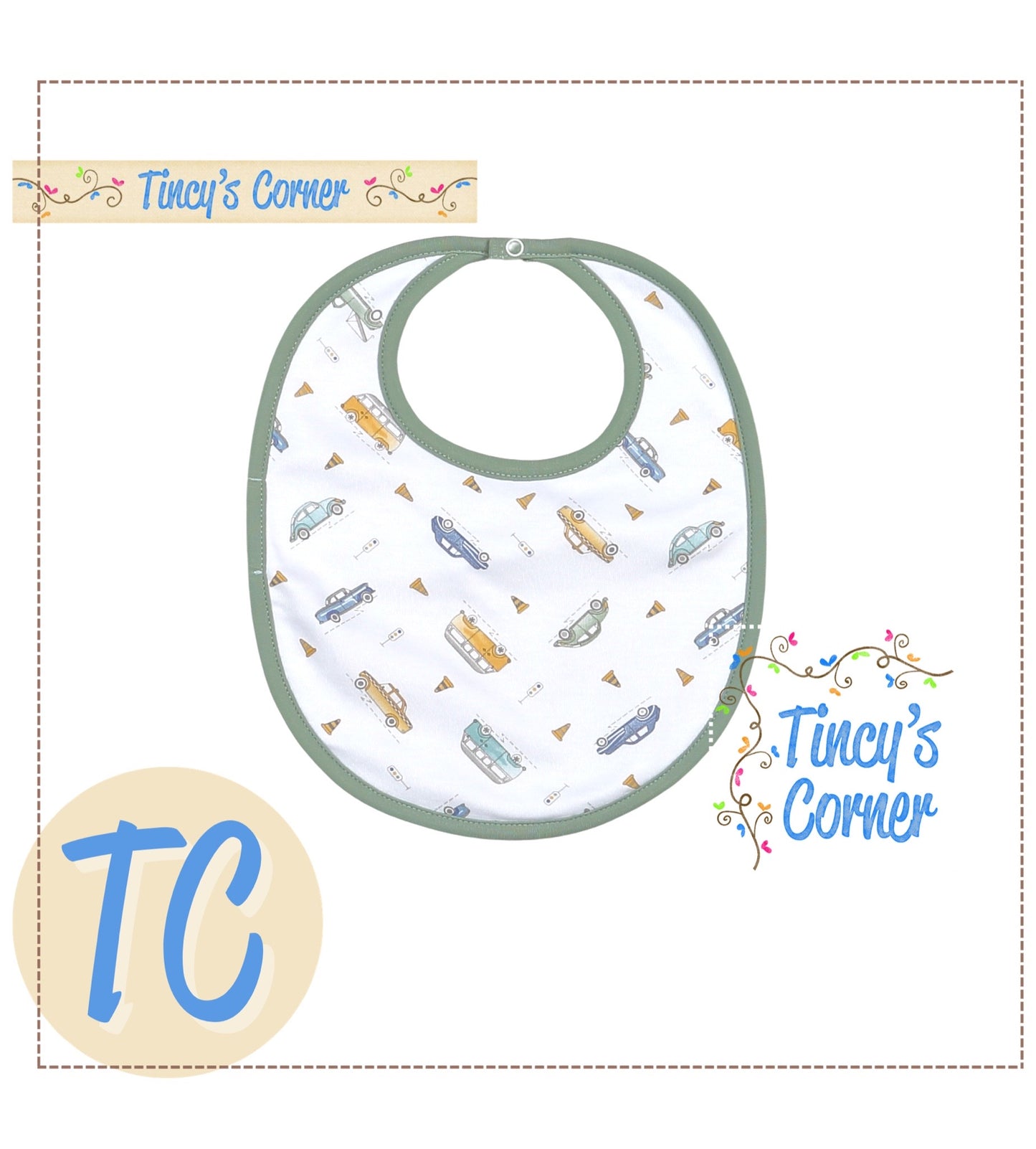 Vintage Cars Bib