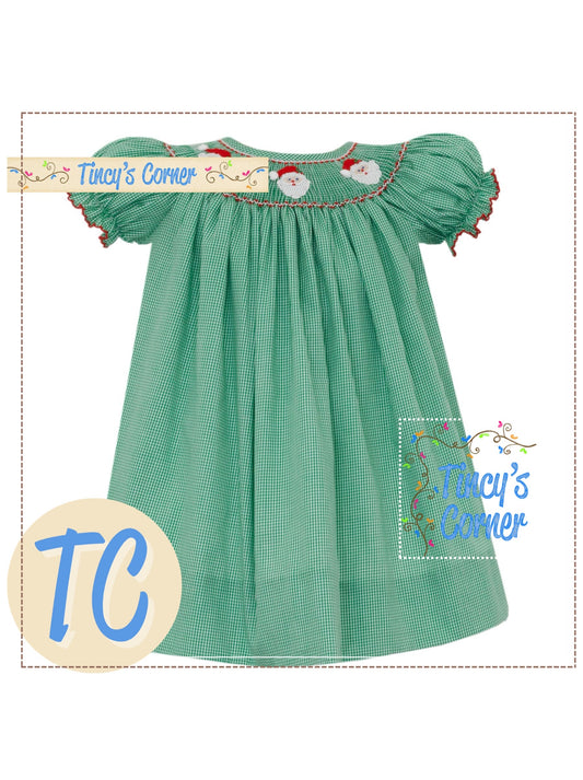 Santa Gingham Dress