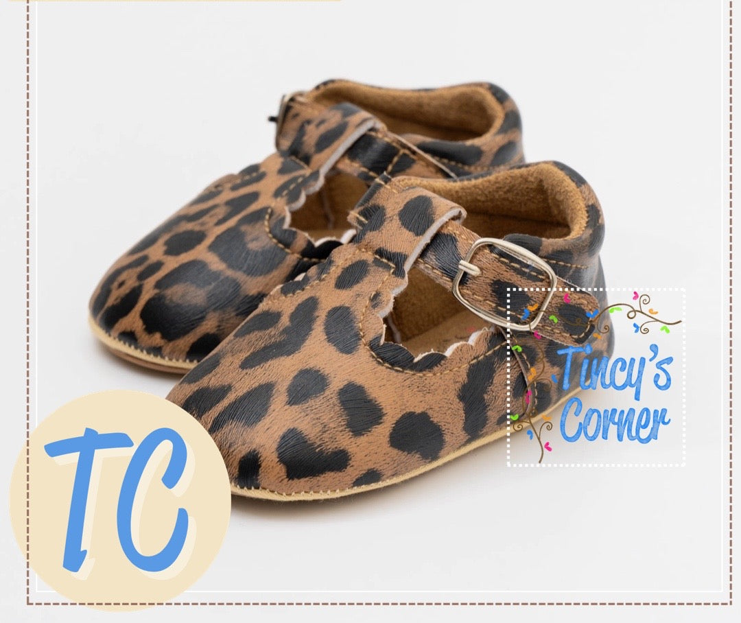 T-Strap Buckle Shoes