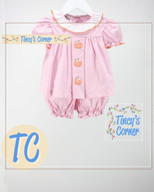 Pumpkin Pie Bloomer Set