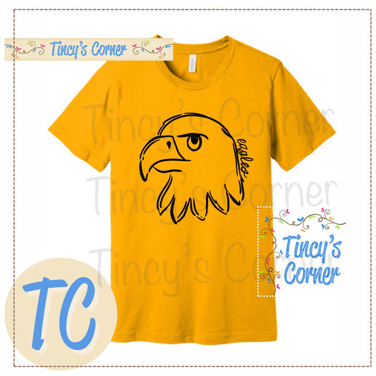 Eagles Doodle Mascot Tee