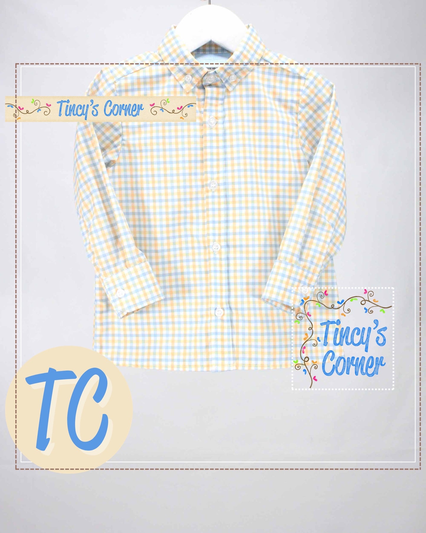 Fall Plaid Oxford Shirt